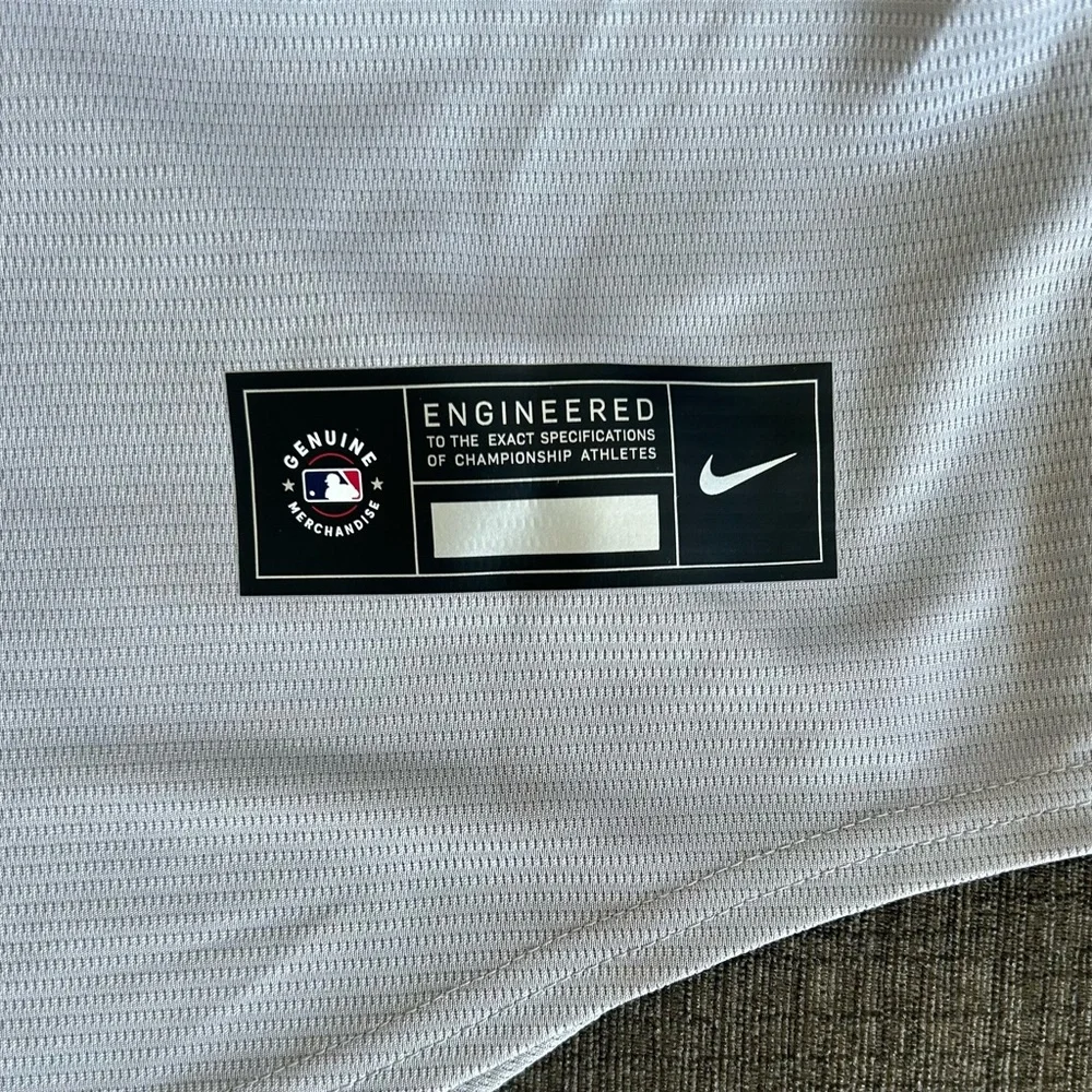 Nike Authentic New York Yankees Aaron Judge #99 Gray MLB Jersey Men’s Sz: M - Picture 4 of 6